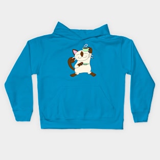 Lucky Coffee Cat has Appeared Kids Hoodie